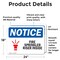 Signmission Fire Sprinkler Riser Inside Sign, Vinyl Decal, 24in W x 18in L, 2PK OS-2PACK-NS-D-1824-L-12679 - alternate 6